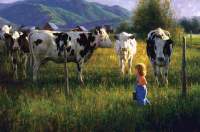 Anniken and the Cows